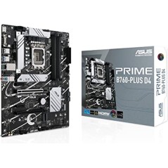 ASUS PRIME B760-PLUS D4 ATX LGA1700 Motherboard - Unleash Performance & Reliability with Intel B760 Technology (Model: 471108197